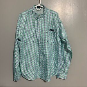 Southern Marsh Men's Button Shirt Fieldtec Fishing‎ Outdoor Vented Plaid Size M